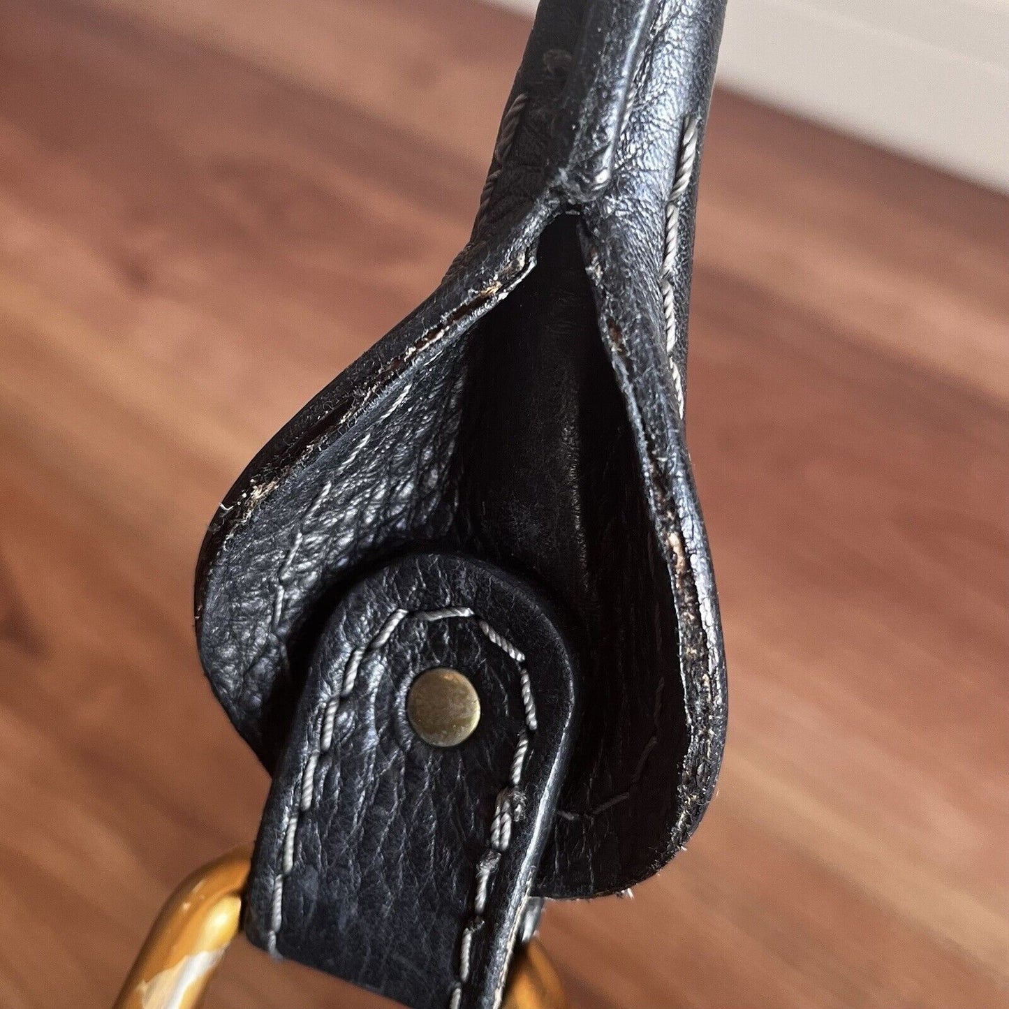 Chloe paddington leather hand bag black leather medium padlock key free shipping