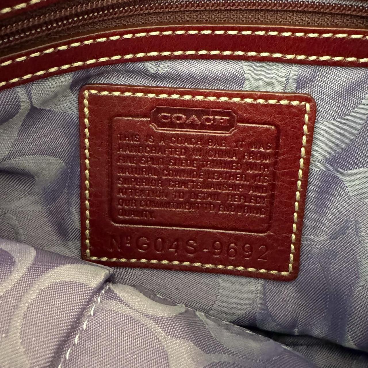 Vintage rare Y2K Coach Purple Suede Soho buckle shoulder bag!