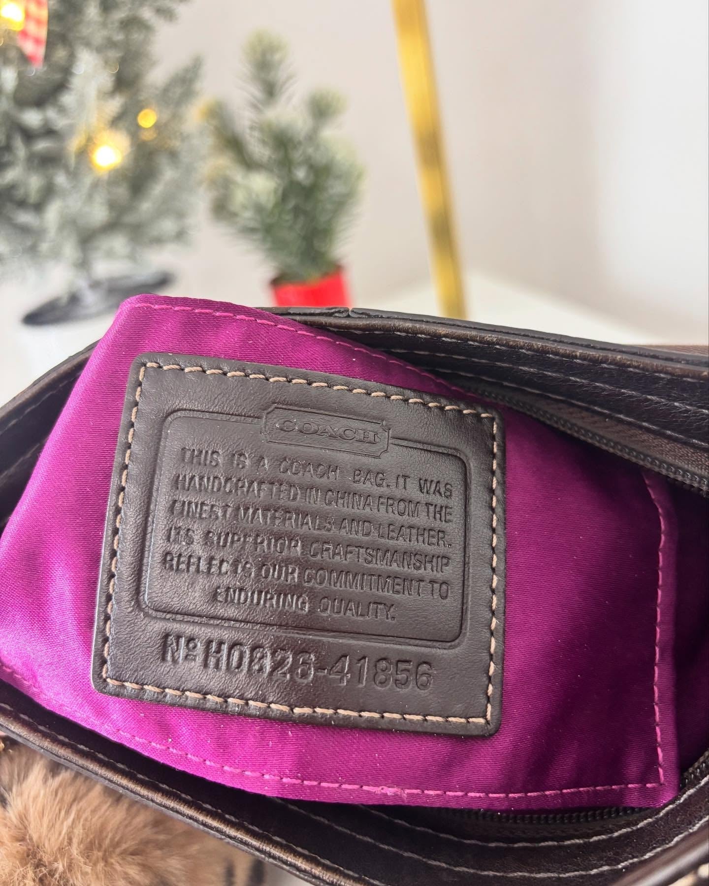 brown coach vintage bag 9