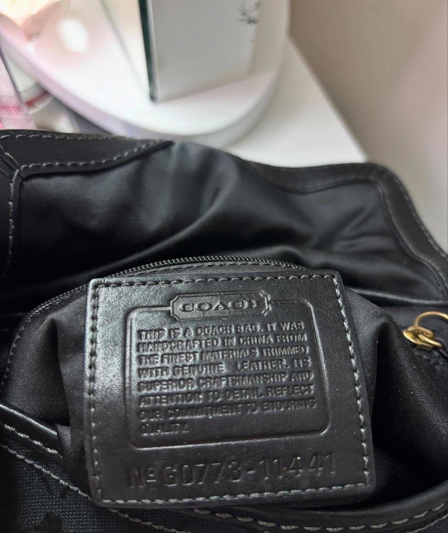 black coach vintage bag 2