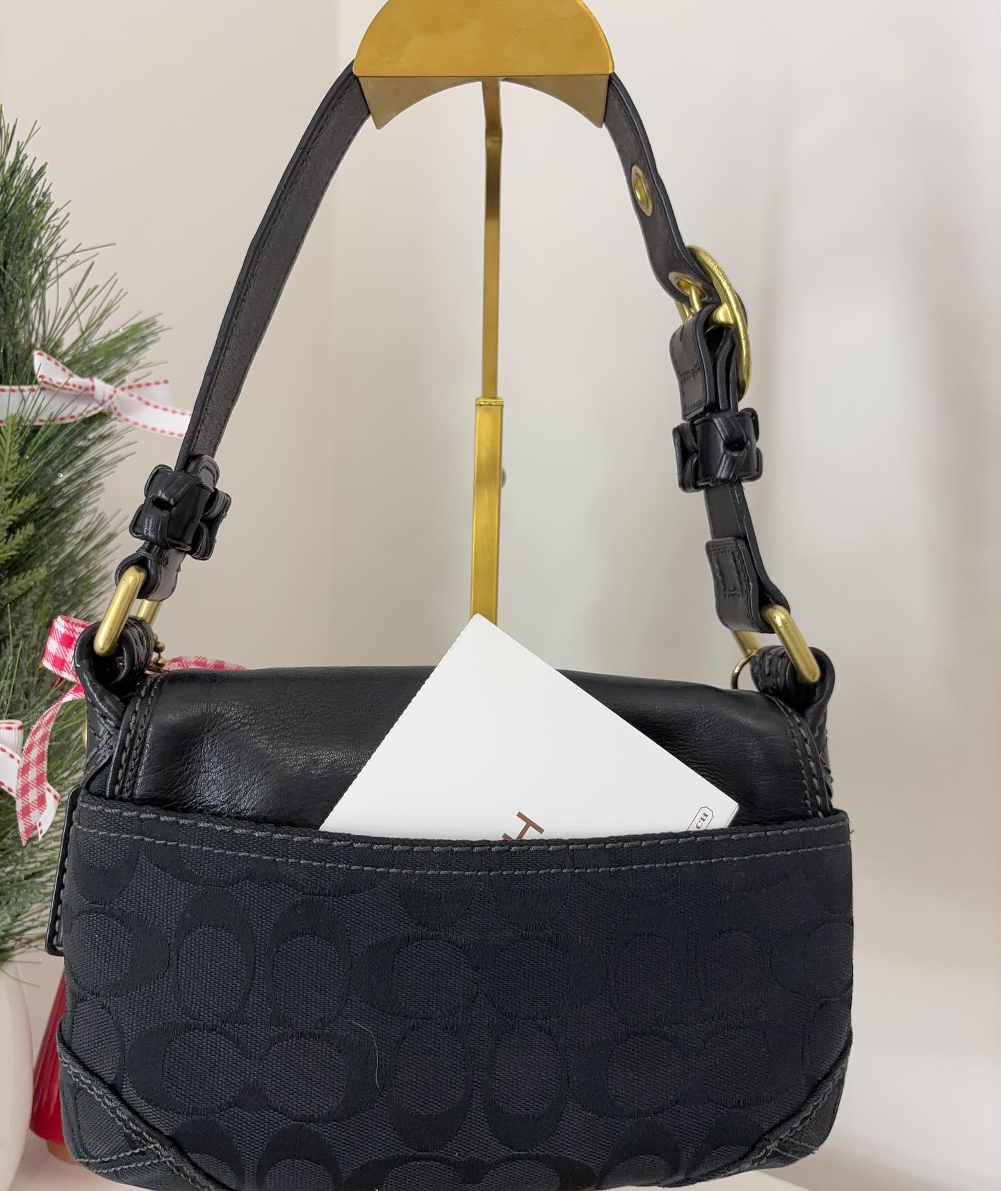 black coach vintage bag 2