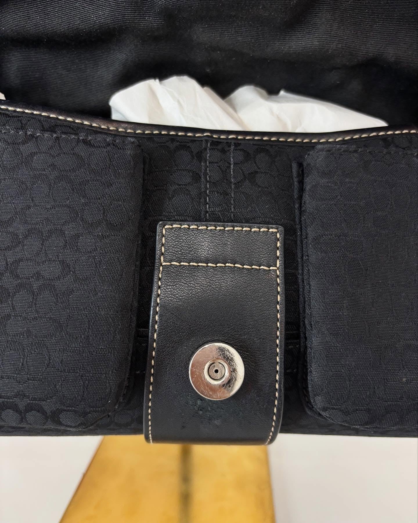 black coach vintage bag 3