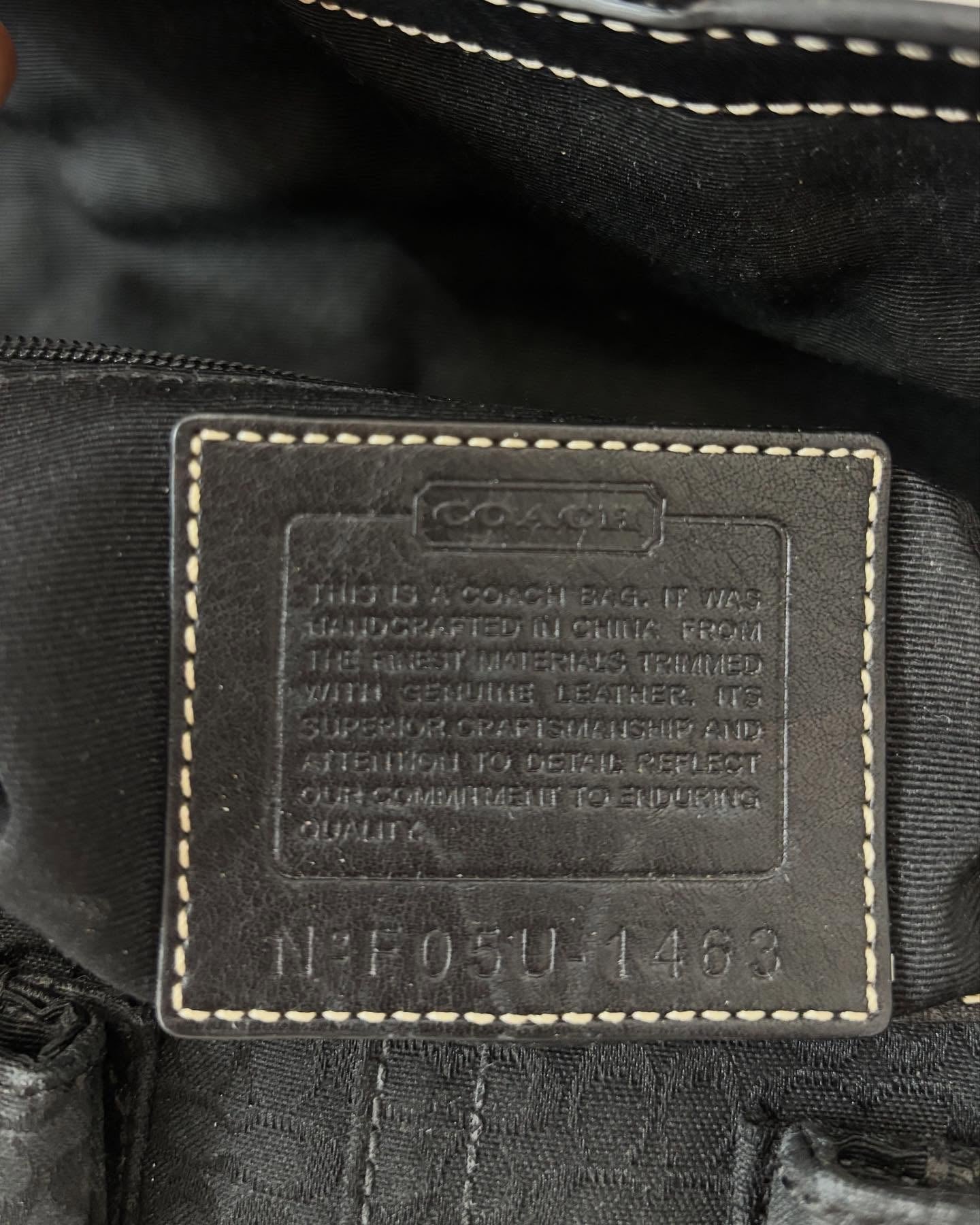 black coach vintage bag 3