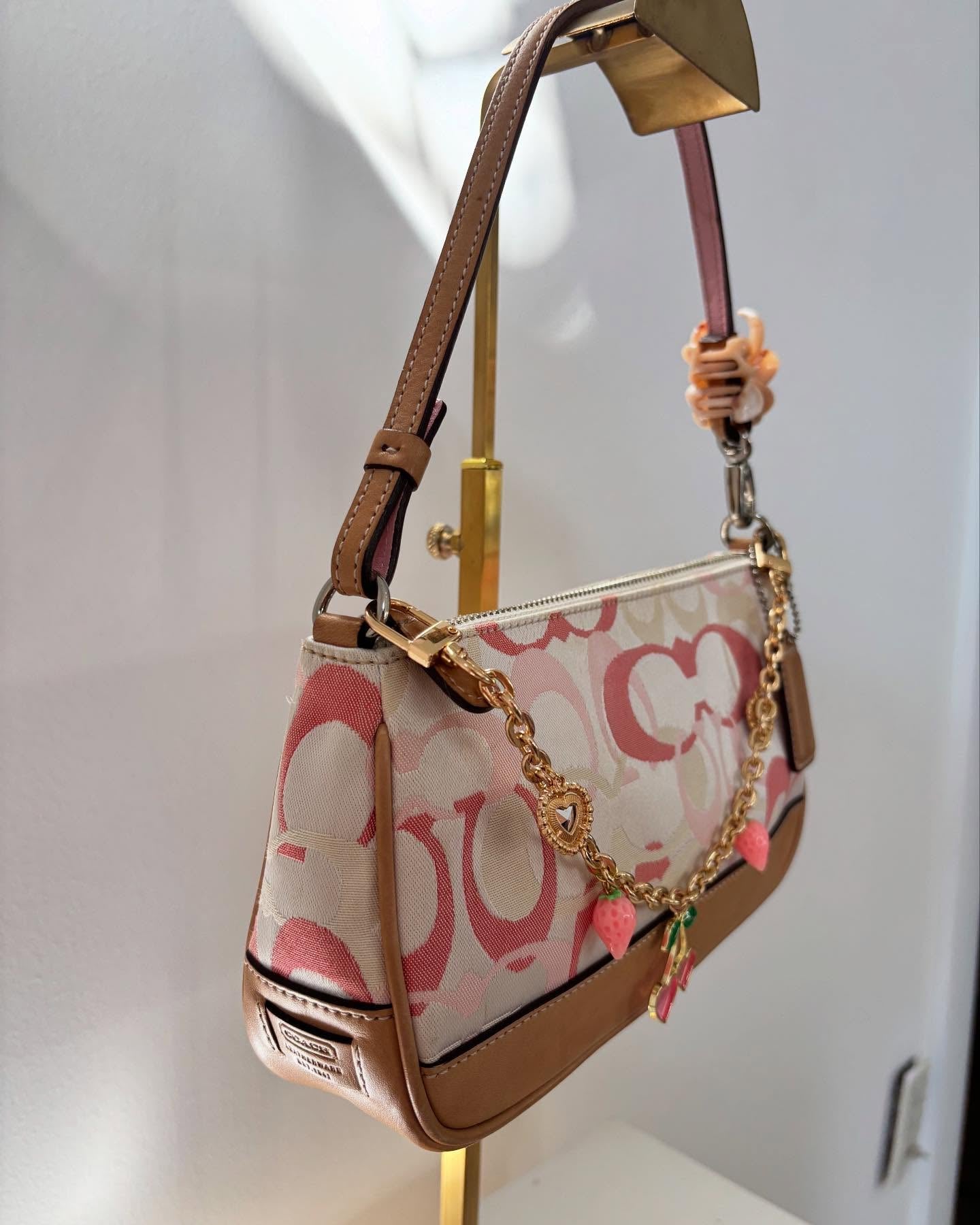 pink coach vintage bag 4