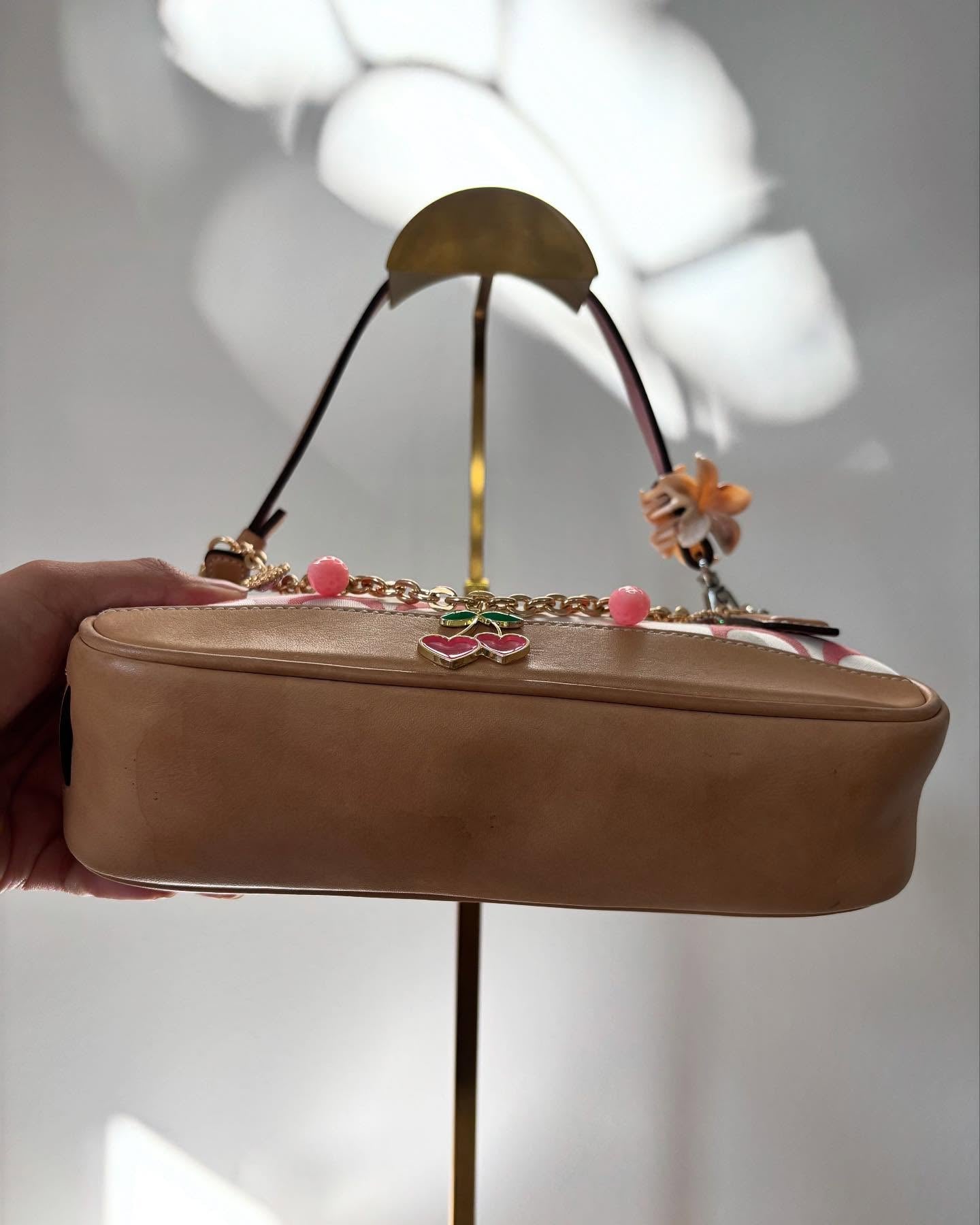 pink coach vintage bag 4