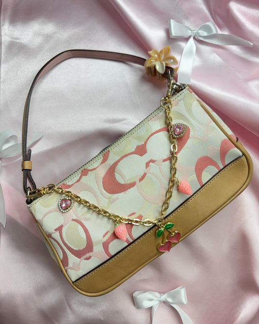 pink coach vintage bag 4