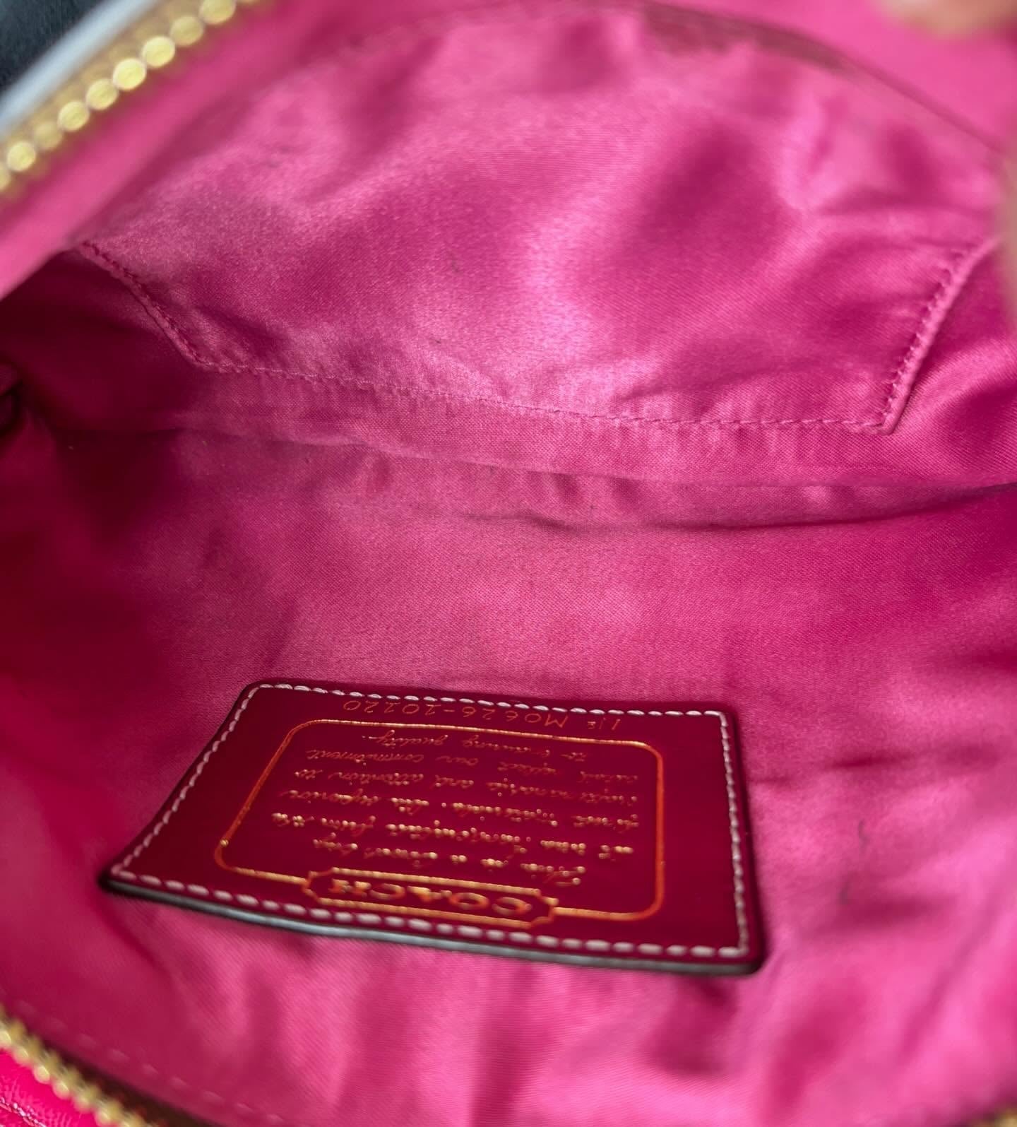 pink coach vintage bag 7